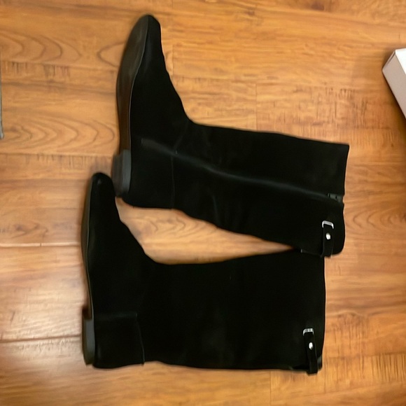 3 for $25!‎ Style & Co Suede Leather Black Boots size 8 - Picture 2 of 12